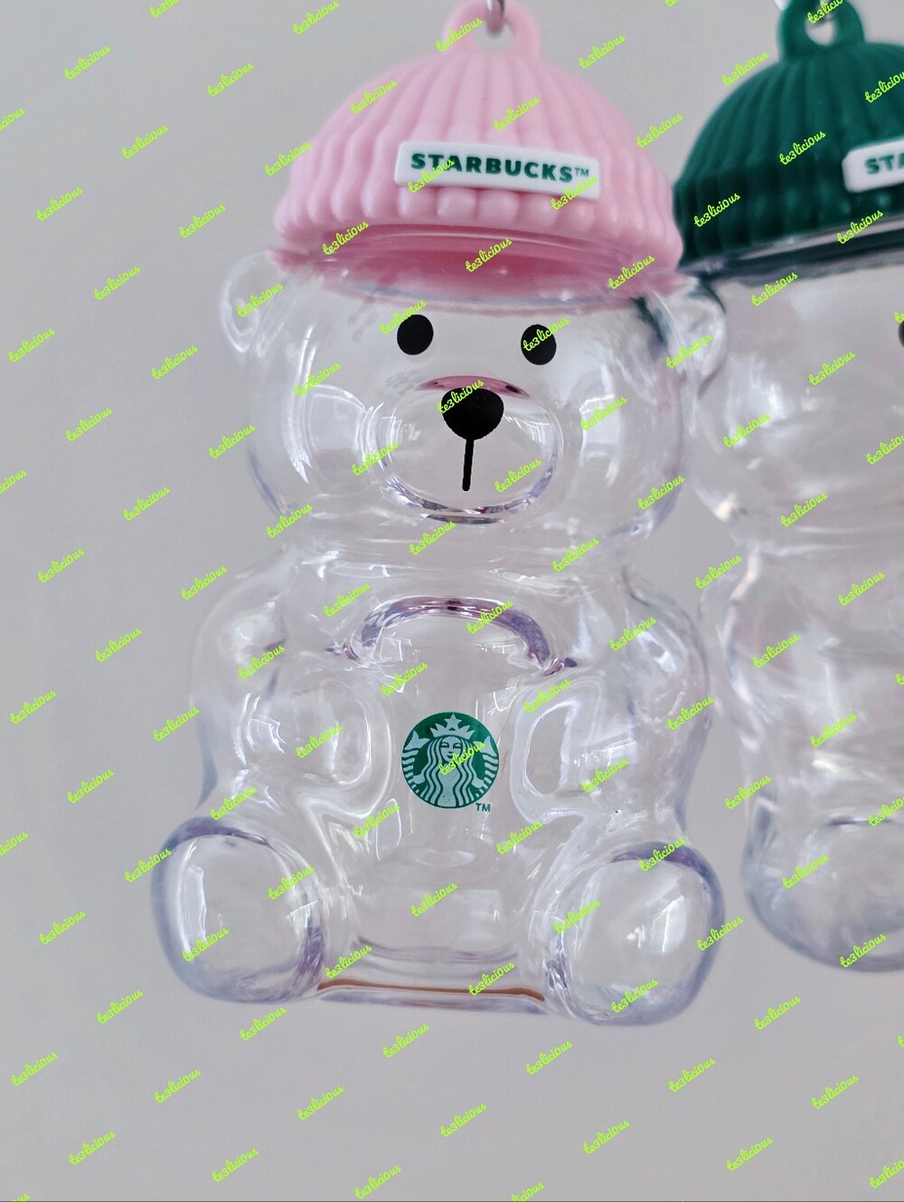STARBUCKS KOREA 2026 BEARISTA BEAR COLD CUP MINIATURE KEYCHAIN SET - Picture 3 of 9